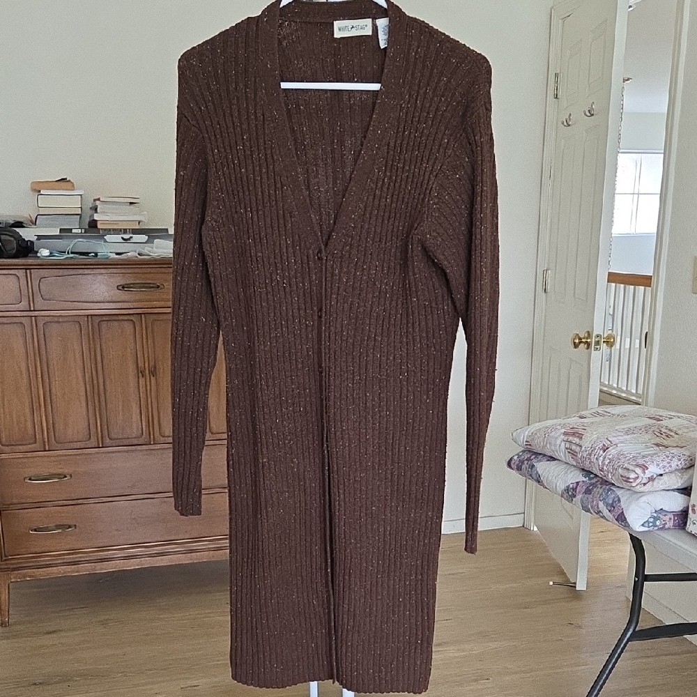 White Stag Vintage Knit Cardigan Size 14